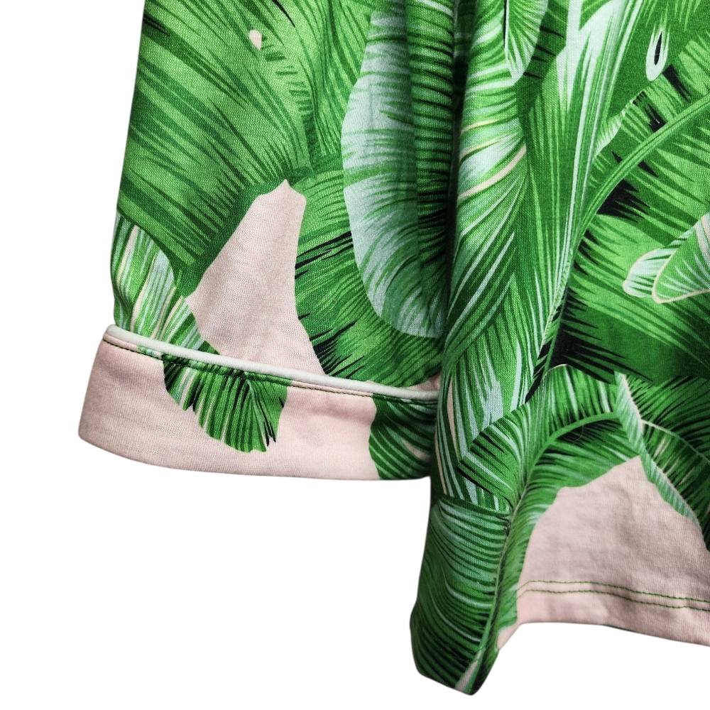 Ekouaer Banana Leaf "The Beverly Hills" Print Pajama Size Small - Picture 8 of 15